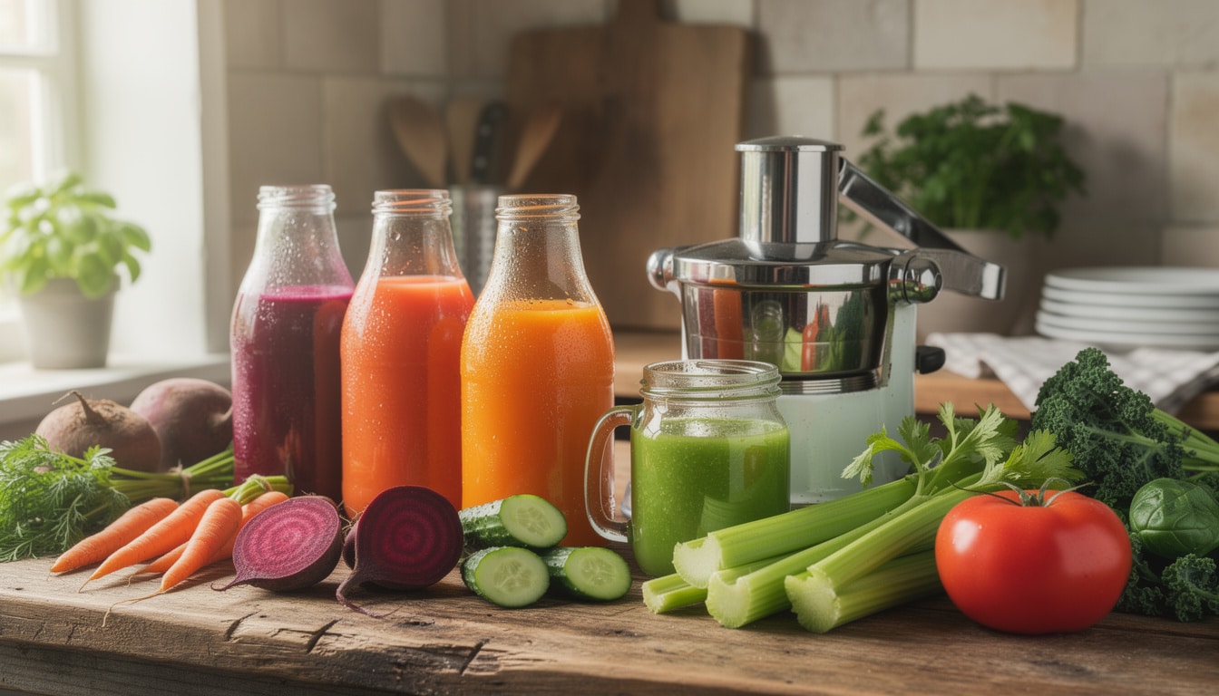 découvrez nos recettes simples et astuces pour préparer des jus de légumes maison frais et délicieux, parfaits pour une alimentation saine et naturelle.