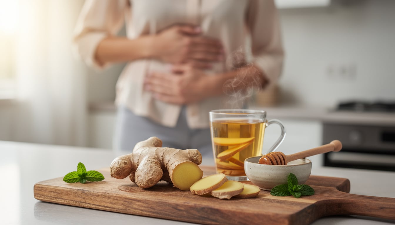 découvrez comment le gingembre favorise une meilleure digestion en apaisant l'estomac, réduisant les ballonnements et stimulant le transit intestinal.